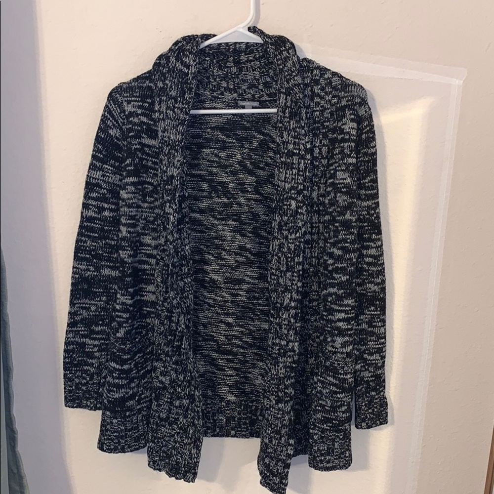 Black/Gray Cardigan